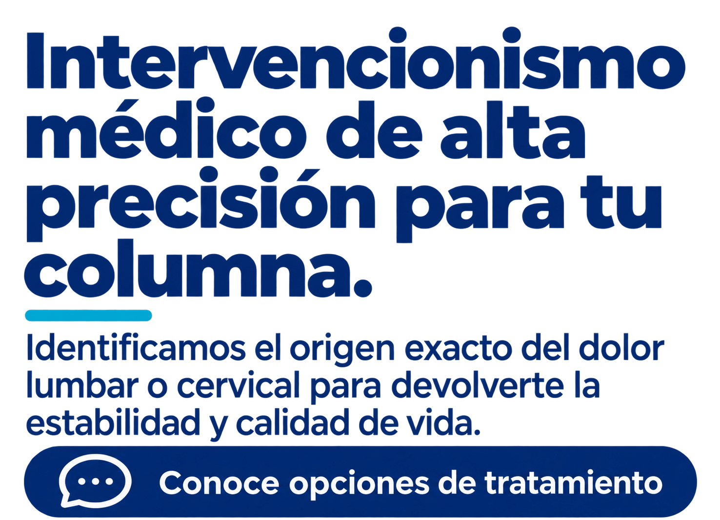 Información sobre tratamiento del dolor